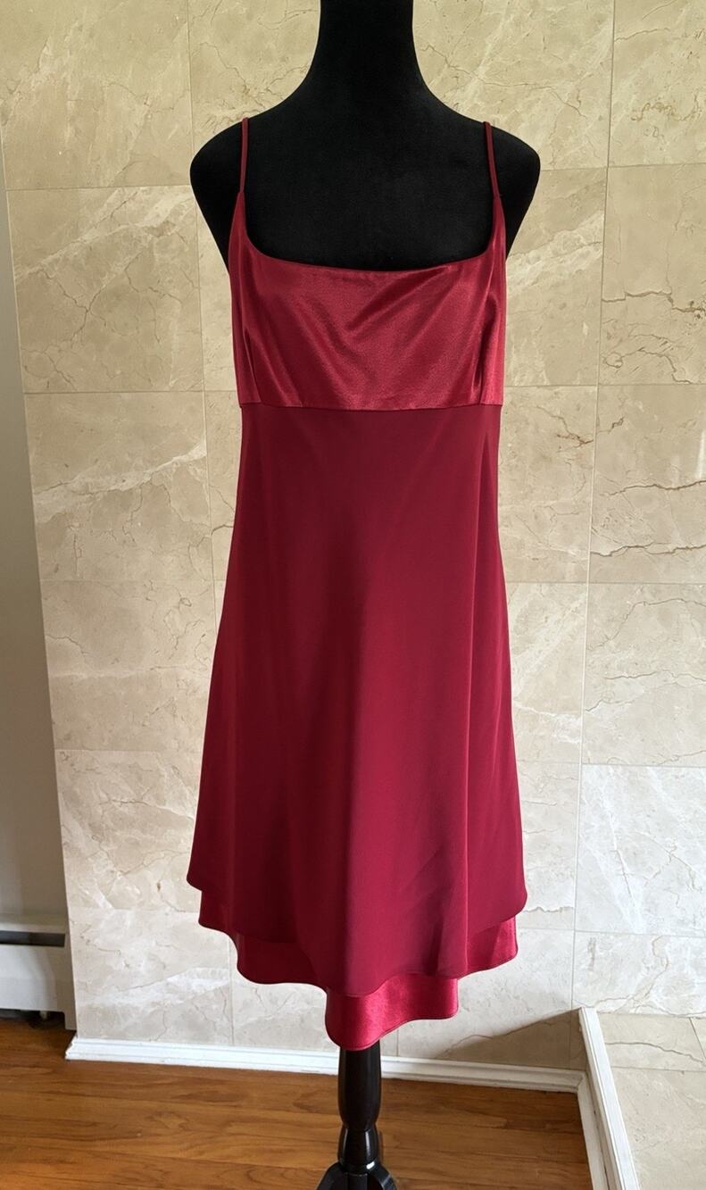 VTG 90s Casual Corner Red Slip Mini Dress β 16 Flattering Cocktail Party Date